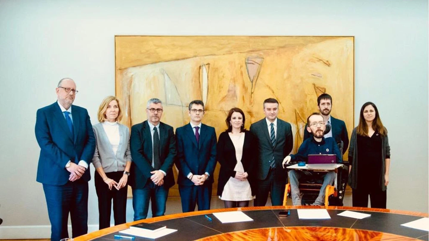 Comisión de seguimiento del pacto PSOE-UP Comisión de seguimiento del pacto PSOE-UP