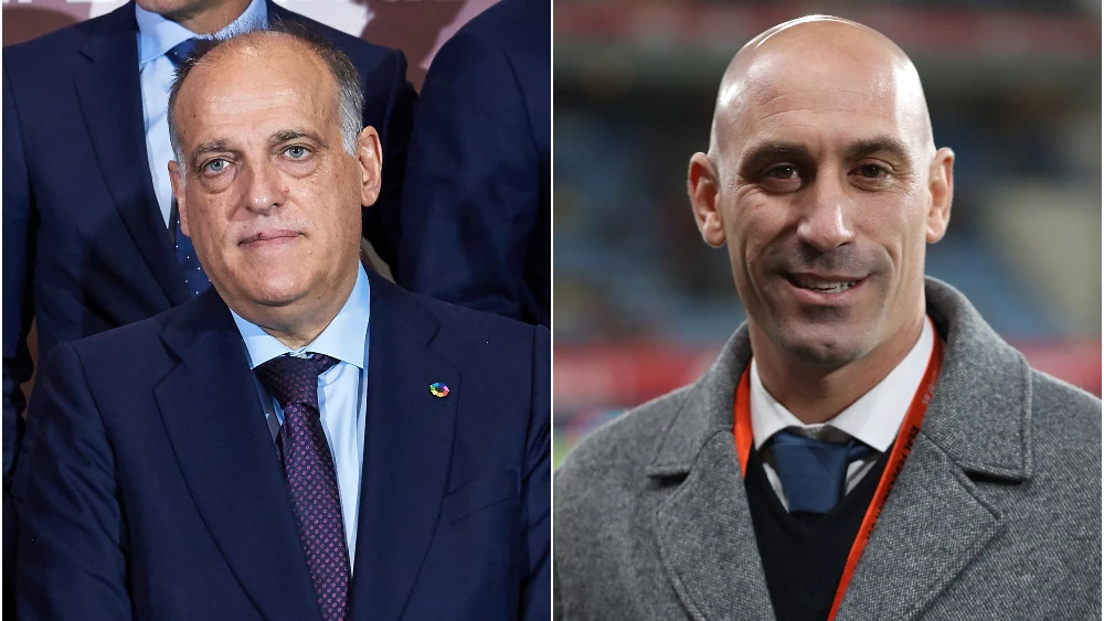 Javier Tebas y Luis Rubiales