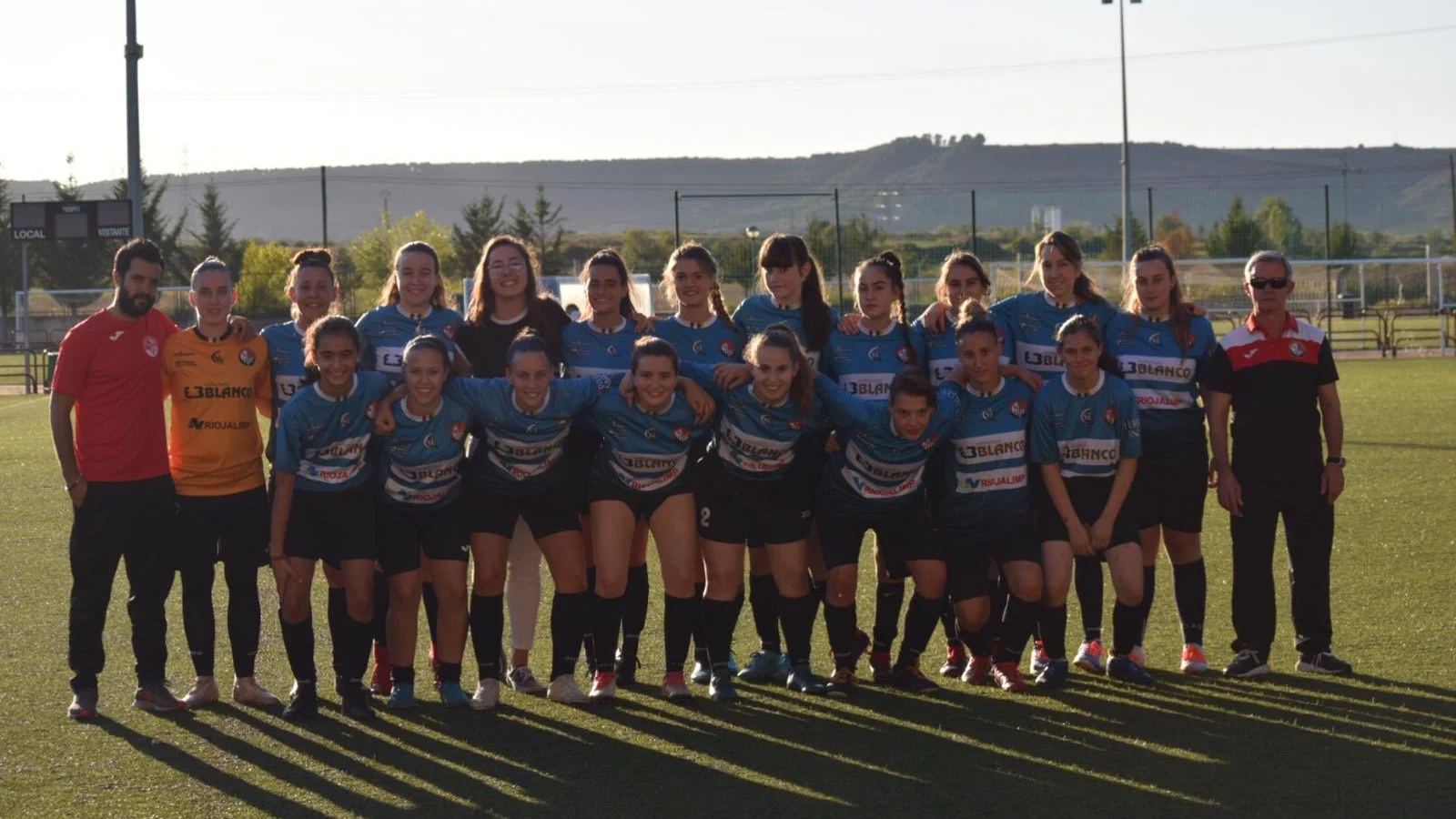 Las jugadoras del SD Logroñés