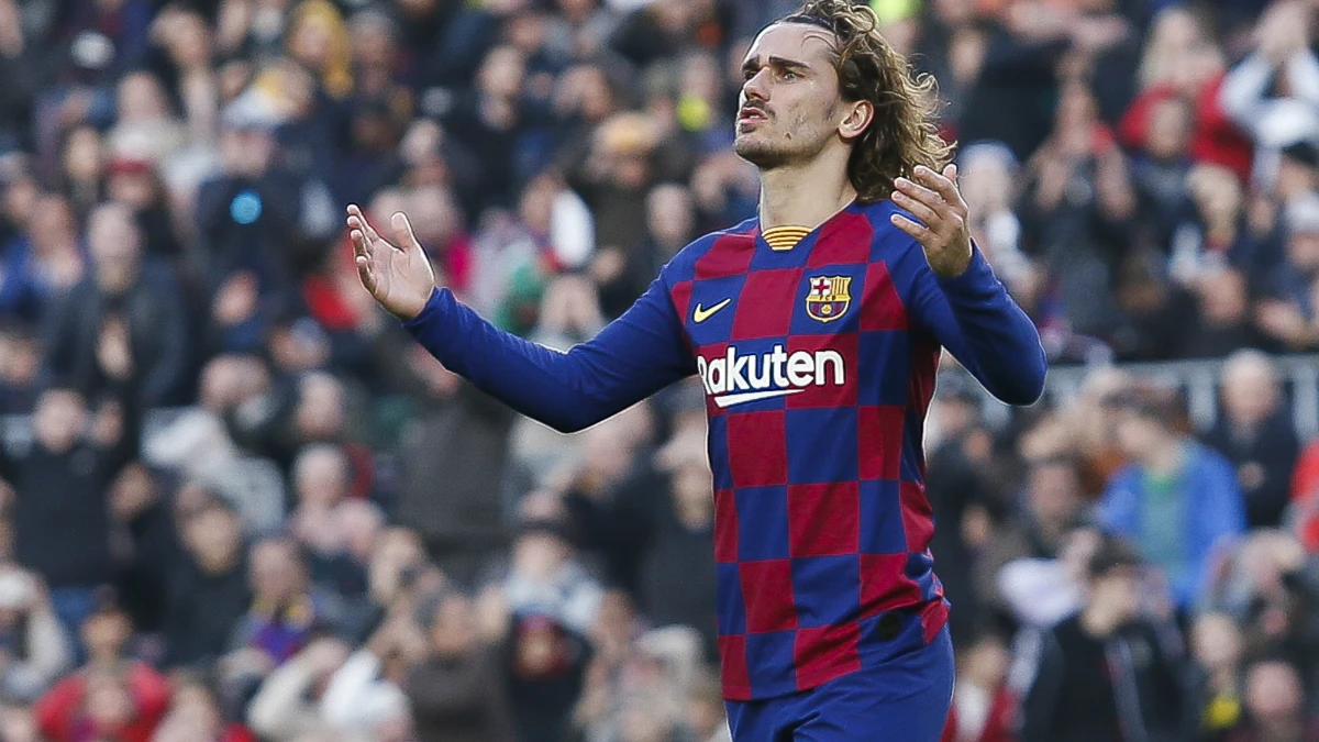 Antoine Griezmann, con el Barça