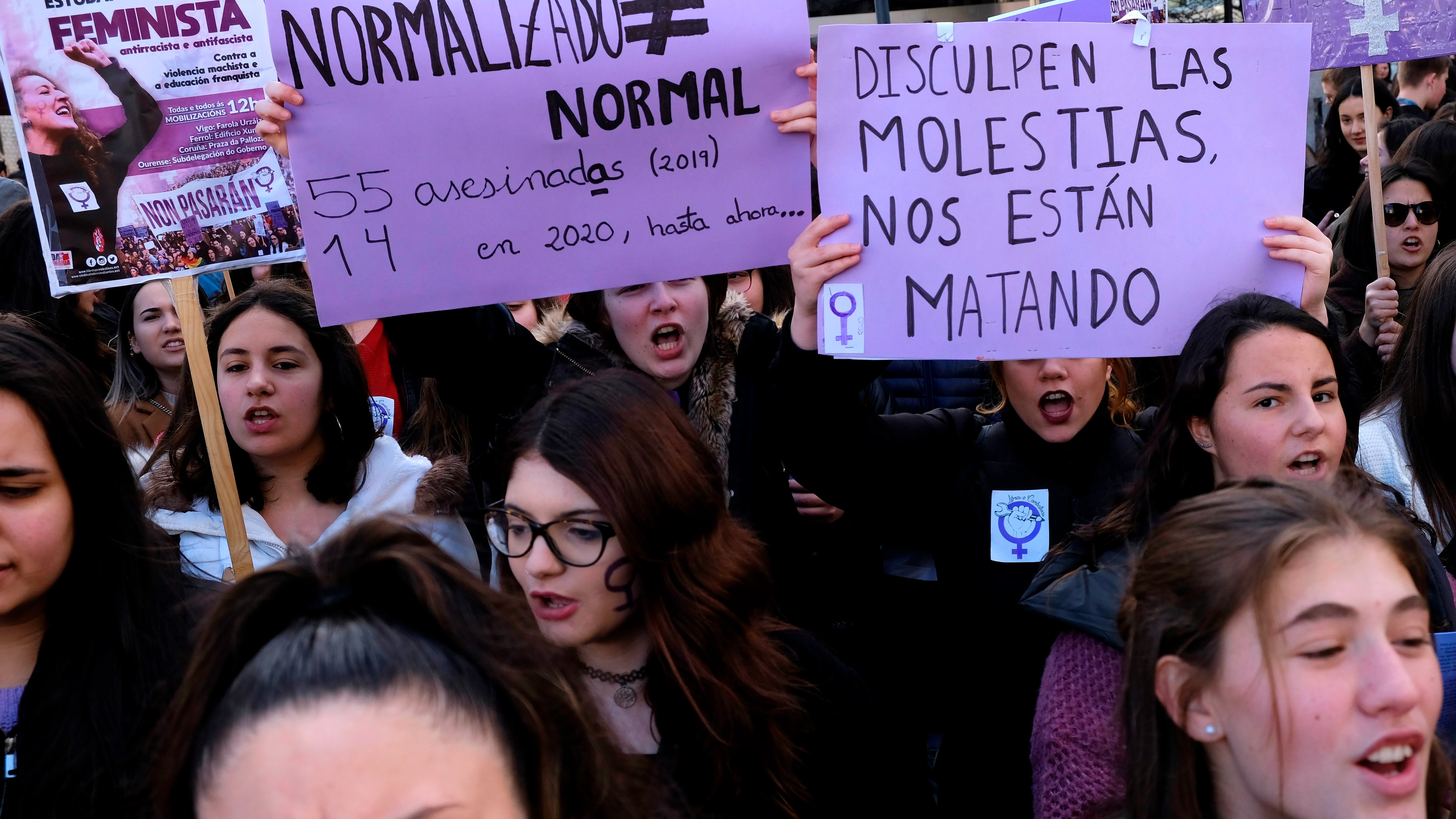 Imagen de archivo de una manifestación del 8M Imagen de archivo de una manifestación del 8M