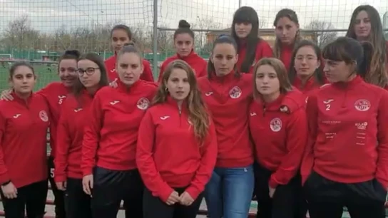 Las jugadoras de la SD Logroñés Las jugadoras de la SD Logroñés
