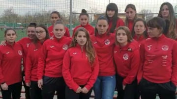 Las jugadoras de la SD Logroñés