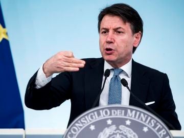 Imagen de archivo del presidente del Gobierno italiano, Giuseppe Conte Imagen de archivo del presidente del Gobierno italiano, Giuseppe Conte