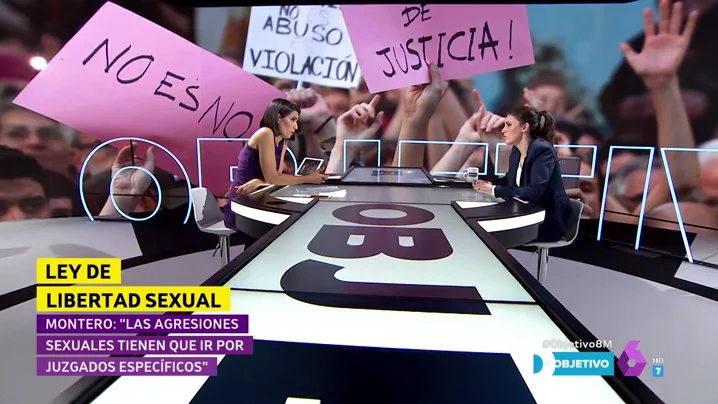 Irene Montero no aclara qué "juzgados específicos" llevarán los casos de violencia sexual: "Se concretará a lo largo de la tramitación" Irene Montero no aclara qué "juzgados específicos" llevarán los casos de violencia sexual: "Se concretará a lo largo de la tramitación"