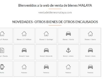 Imagen de la web donde se vende patrimonio de los condenados por el 'caso Malaya' Imagen de la web donde se vende patrimonio de los condenados por el 'caso Malaya'