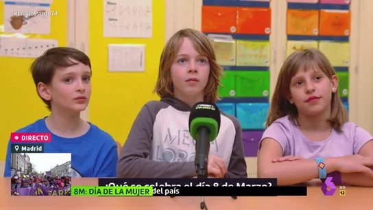 La educación como arma contra el machismo: esto es lo que piensan los niños del Día de la Mujer La educación como arma contra el machismo: esto es lo que piensan los niños del Día de la Mujer