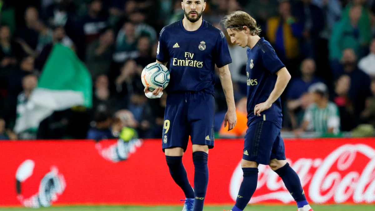 Benzema, con Modric