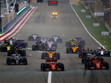 Salida GP Bahrein 2019