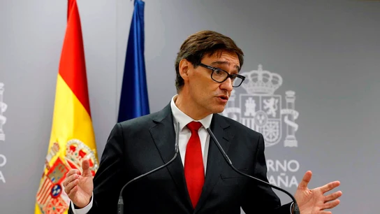 Salvador Illa comparece ante los medios Salvador Illa comparece ante los medios