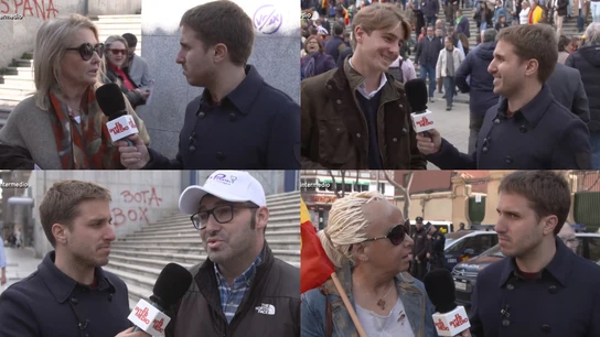Los votantes de Vox se sinceran con El Intermedio en pleno 8M: "El feminismo es una infección peor que el coronavirus" Los votantes de Vox se sinceran con El Intermedio en pleno 8M: "El feminismo es una infección peor que el coronavirus"
