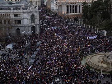 Imagen de la manifestación del 8M en Madrid Imagen de la manifestación del 8M en Madrid