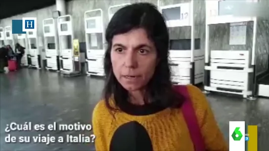 Una mujer viaja a Italia Una mujer viaja a Italia