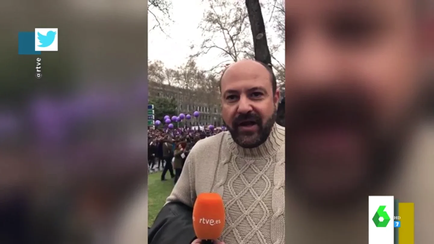 "¿Coronavirus?, ¡eso no existe!, yo doy besos y abrazos a todos": la confesión de un hombre en plena manifestación del 8M "¿Coronavirus?, ¡eso no existe!, yo doy besos y abrazos a todos": la confesión de un hombre en plena manifestación del 8M
