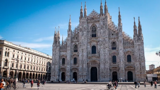 Plaza del Duomo, en Milán Piazza del Duomo, en Milán