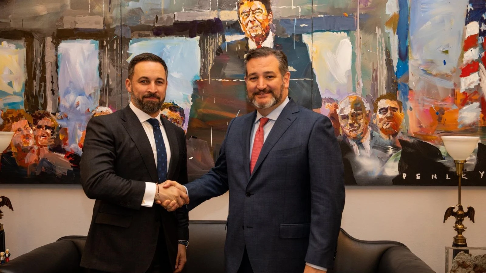 Abascal, en la reunión con Ted Cruz