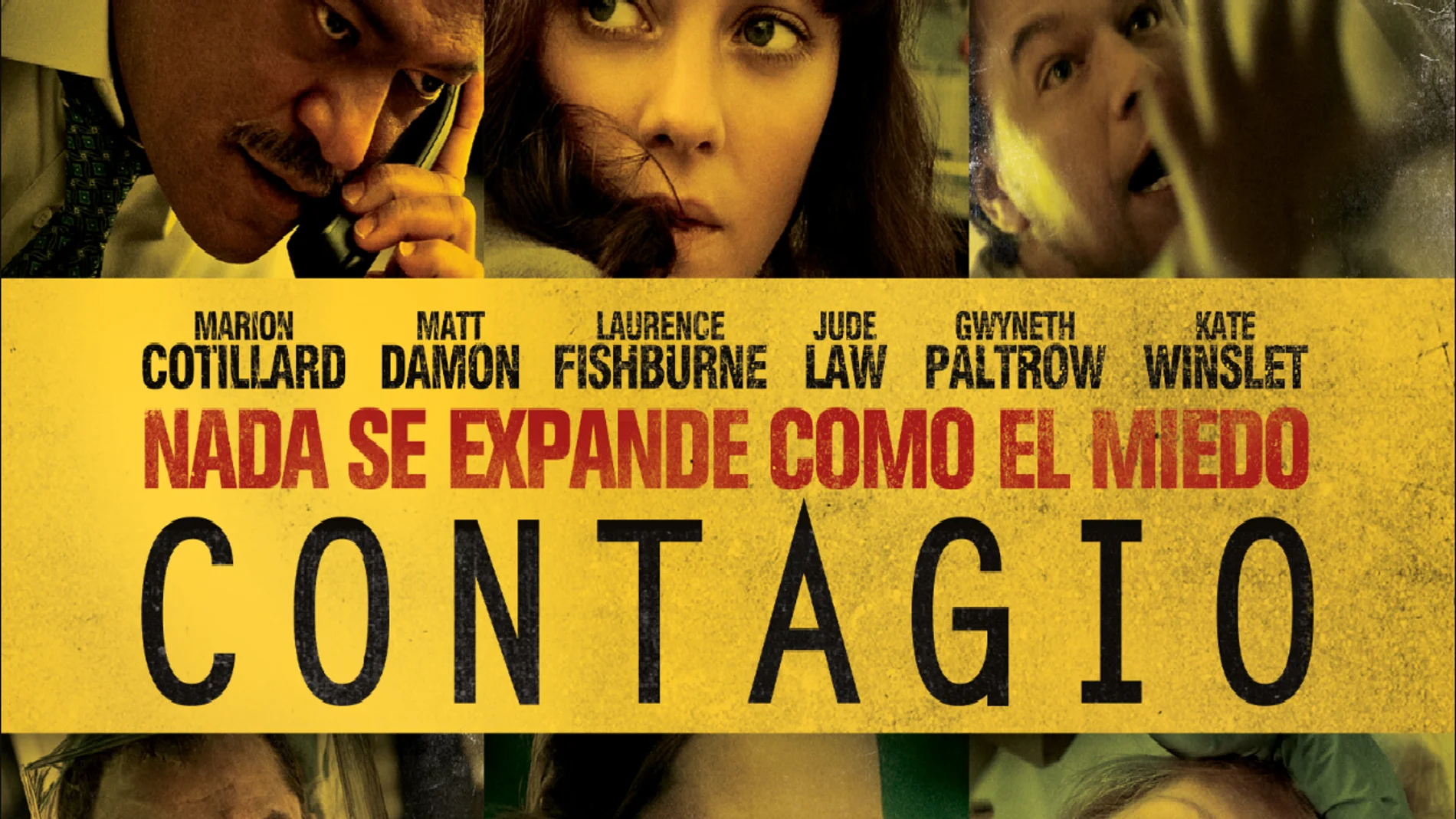 Cartel promocional de la película 'Contagio'