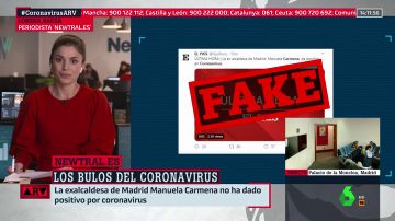 El tuit que asegura que Manuela Carmena tiene coronavirus es falso