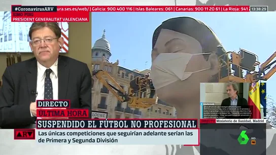 Ximo Puig, tras aplazar las Fallas por el coronavirus: "Fue una decisión difícil, pero responsable" Ximo Puig, tras aplazar las Fallas por el coronavirus: "Fue una decisión difícil, pero responsable"