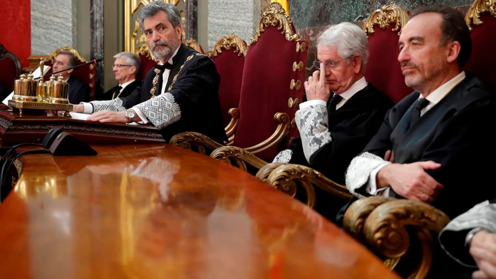 El presidente del Tribunal Supremo (TS) y del Consejo General del Poder Judicial (CGPJ), Carlos Lesmes.