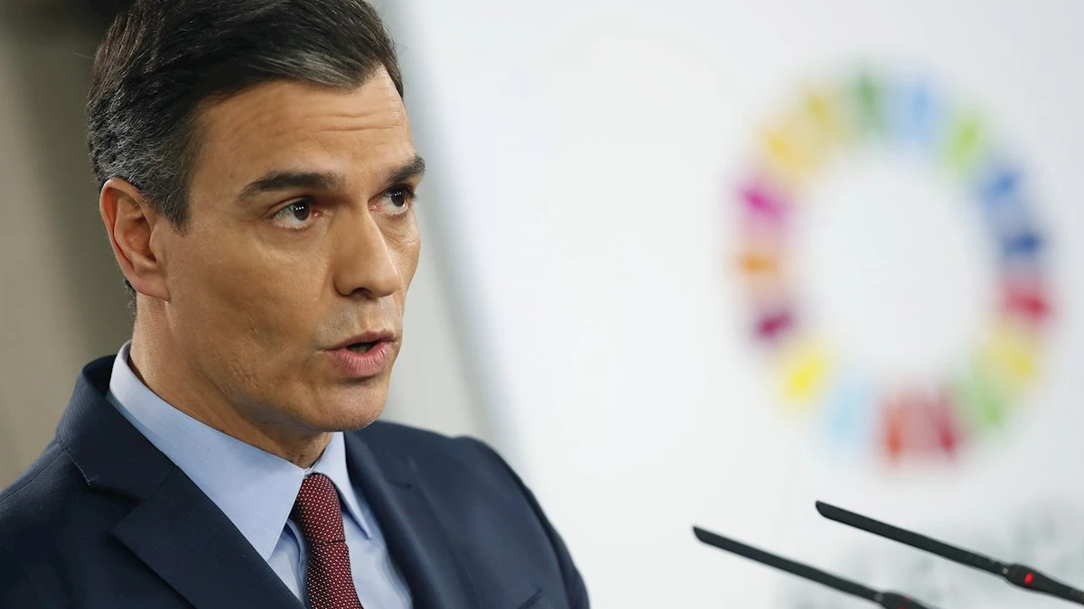 Pedro Sánchez en rueda de prensa por el coronavirus