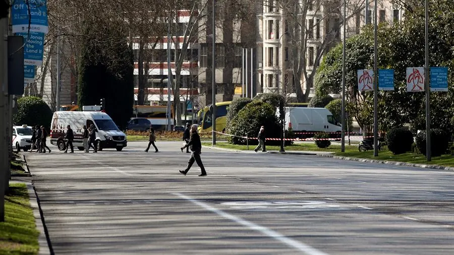 Calles desiertas por el coronavirus