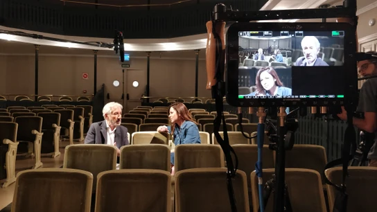 Mamen Mendizábal entrevista a José Sacristán en Palo y astilla Palo y astilla