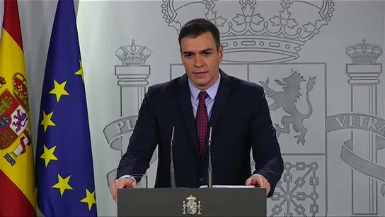 Pedro Sánchez comparece en La Moncloa Pedro Sánchez comparece en La Moncloa