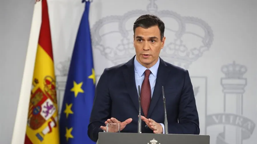 El presidente del Gobierno, Pedro Sánchez