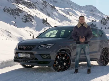 En la nieve suiza con el Cupra Ateca Limited Edition En la nieve suiza con el Cupra Ateca Limited Edition