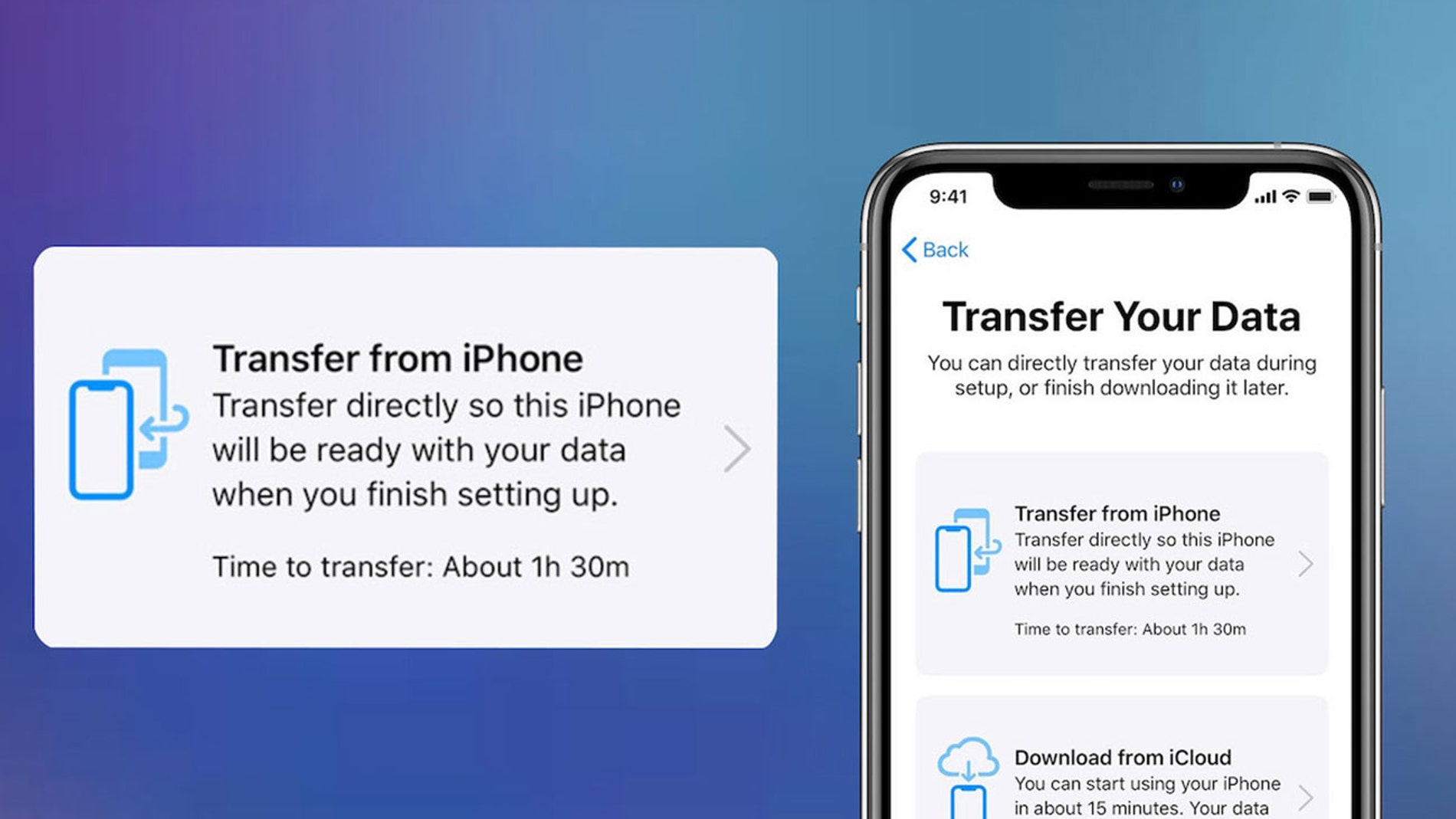 transferir los datos de tu iPhone