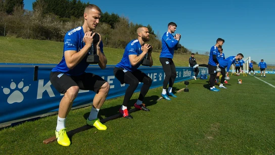 Entrenamiento del Deportivo Alavés Entrenamiento del Deportivo Alavés