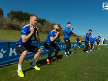 Entrenamiento del Deportivo Alavés Entrenamiento del Deportivo Alavés