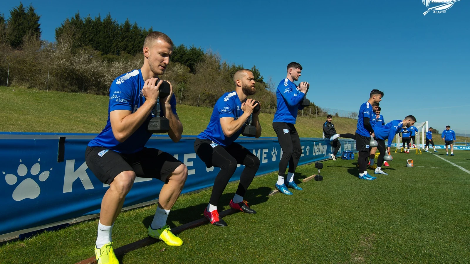 Entrenamiento del Deportivo Alavés