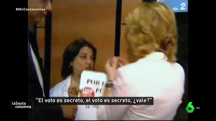 El día que Esperanza Aguirre retó a los empleados de la Sanidad pública: "¡El voto es secreto!" El día que Esperanza Aguirre retó a los empleados de la Sanidad pública: "¡El voto es secreto!"