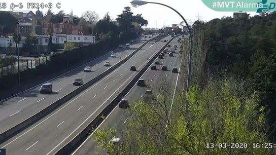 Estado de la A-6 el 13 de marzo Estado de la A-6 el 13 de marzo