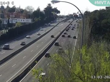 Estado de la A-6 el 13 de marzo Estado de la A-6 el 13 de marzo