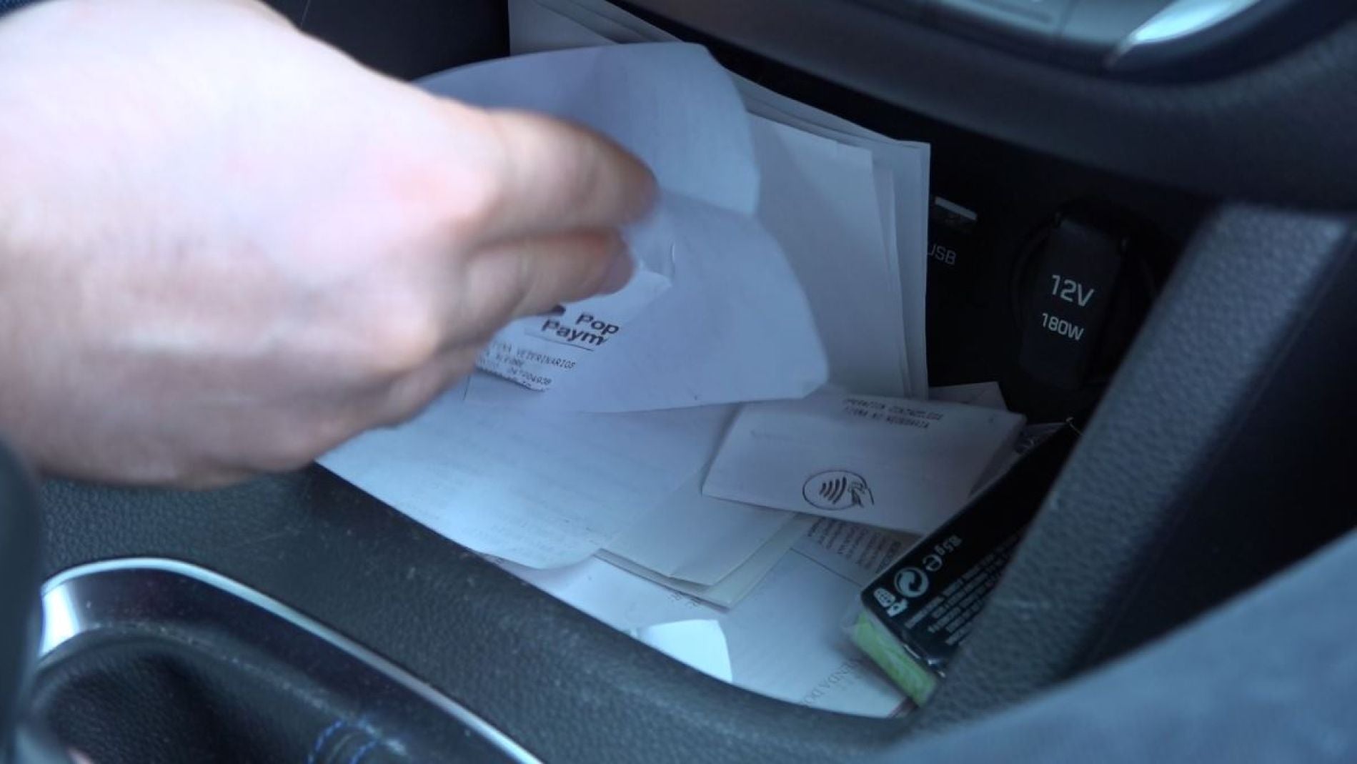 Suciedad en el coche