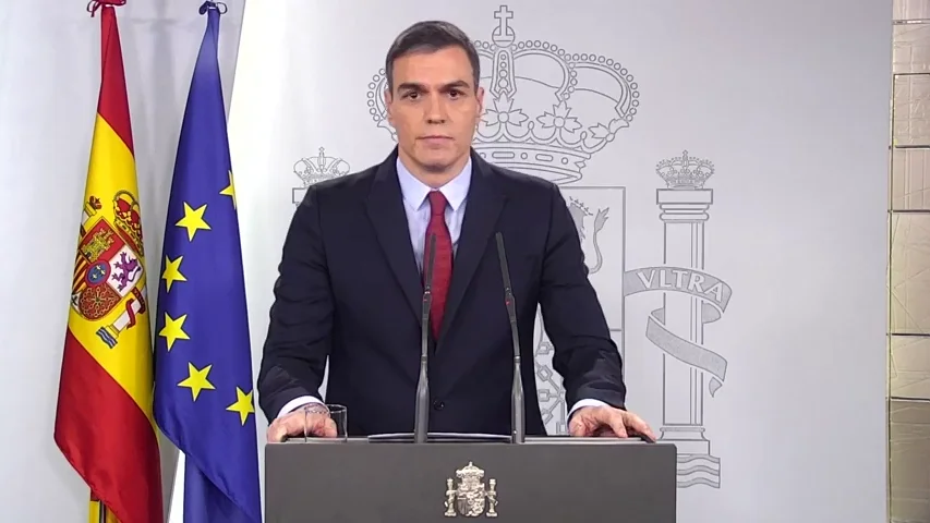 Rueda de prensa de Pedro Sánchez por el coronavirus streaming, en directo