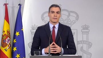 Pedro Sánchez en rueda de prensa