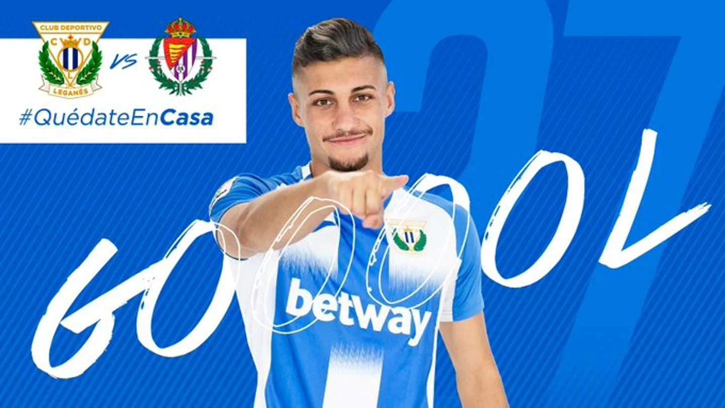 El Leganés celebra un gol de Óscar El Leganés celebra un gol de Óscar