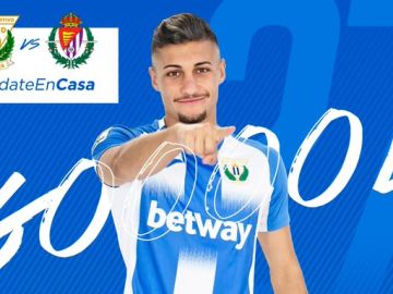 El Leganés celebra un gol de Óscar El Leganés celebra un gol de Óscar