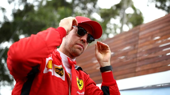 Sebastian Vettel, con Ferrari Sebastian Vettel, con Ferrari
