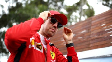 Sebastian Vettel, con Ferrari