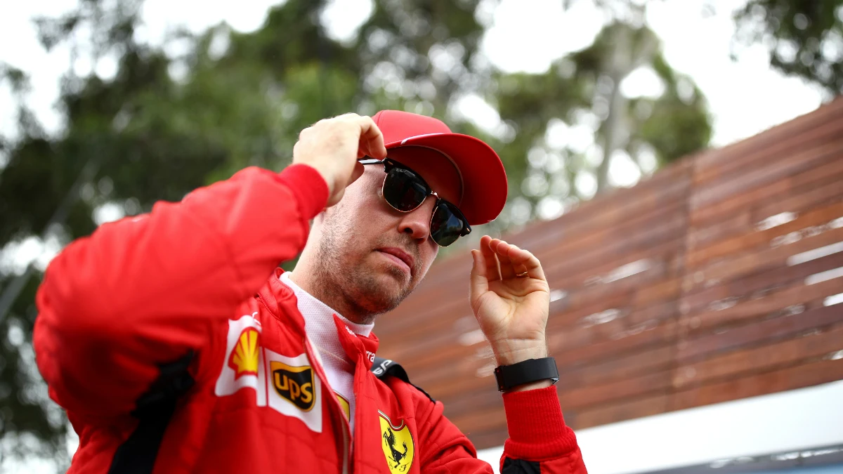 Sebastian Vettel, con Ferrari