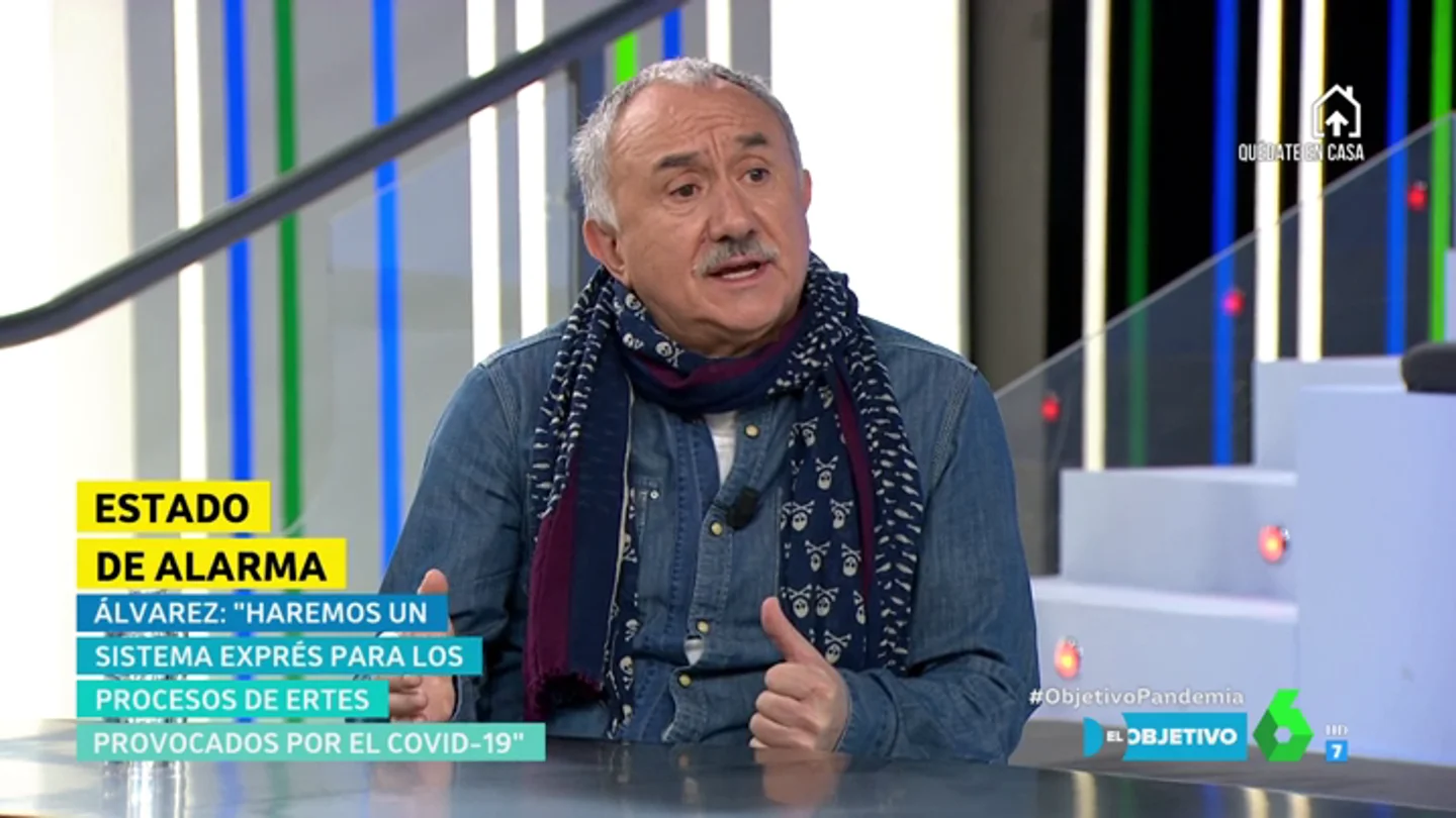 Pepe Álvarez (UGT): "Queremos que los autónomos que no tengan actividad por el coronavirus no deban pagar la cuota" Pepe Álvarez (UGT): "Queremos que los autónomos que no tengan actividad por el coronavirus no deban pagar la cuota"