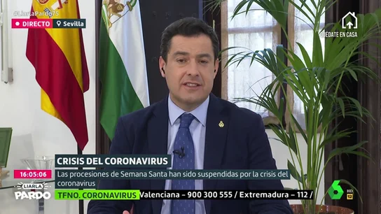 El presidente de la Junta de Andalucía, Juan Manuel Moreno El presidente de la Junta de Andalucía, Juan Manuel Moreno