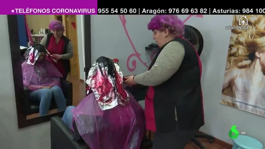 Imagen de una peluquería Imagen de una peluquería