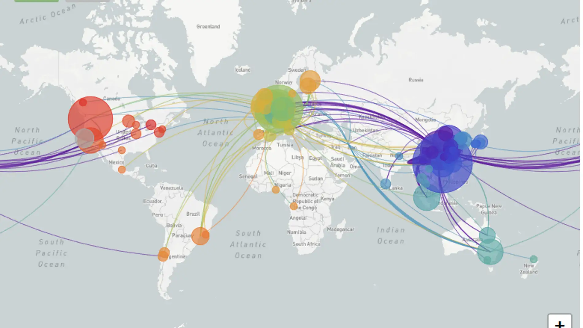La genetica traza el mapa de la dispersion mundial del virus