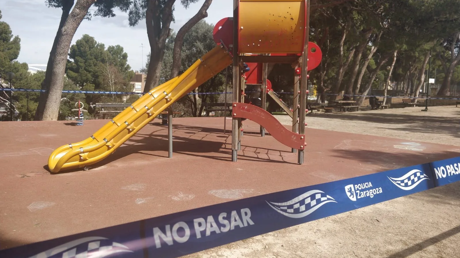 Parques cerrados en Badajoz